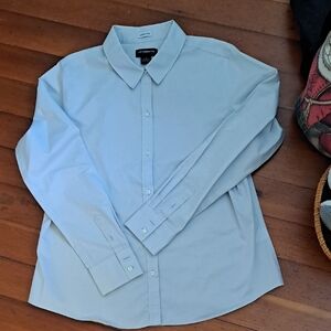 Grey Liz Clairborne Button Up
